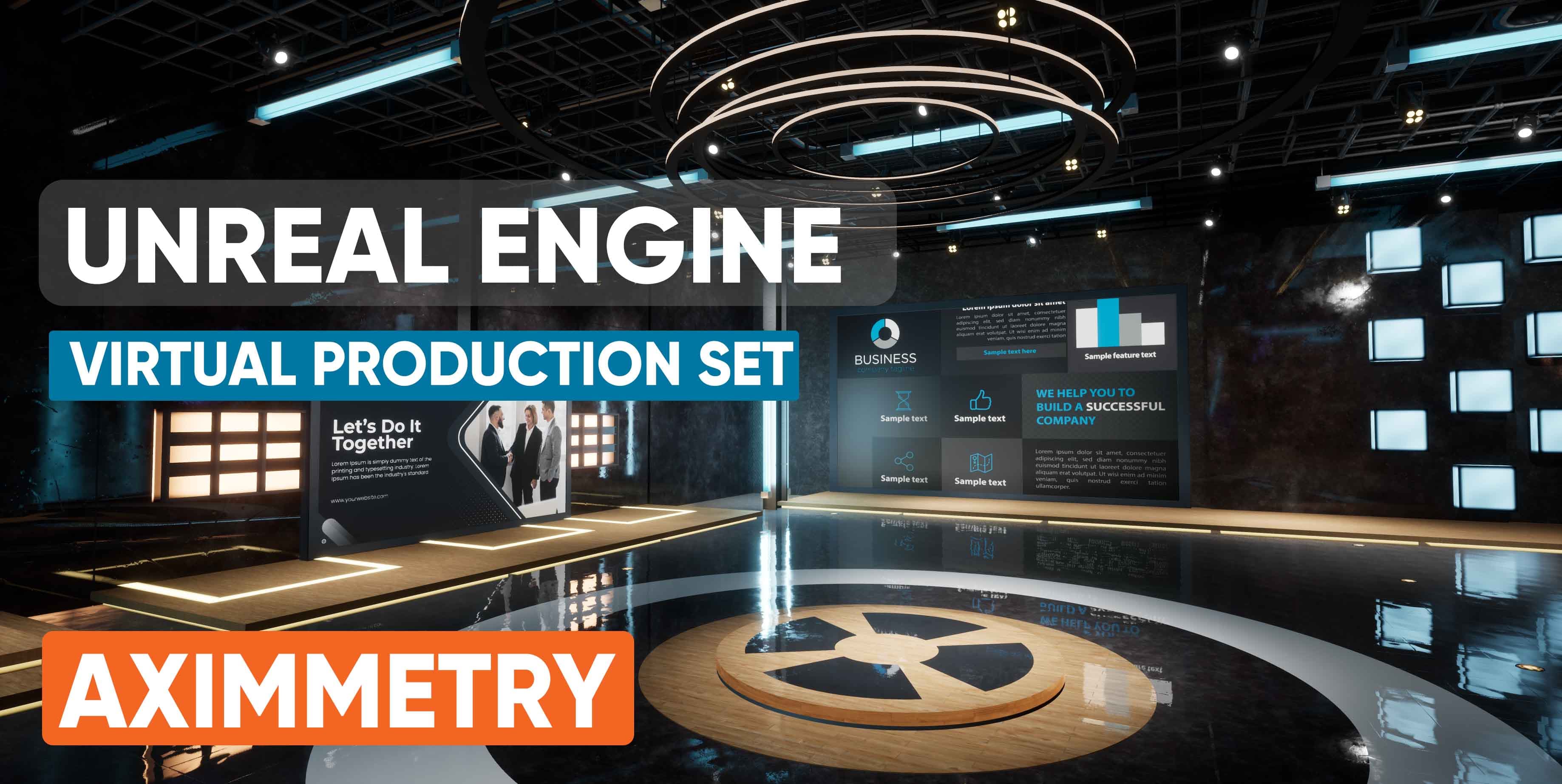 TALKSHOW_NBS | UNREAL ENGINE VIRTUAL SET | INTEGRATED WITH AXIMMETRY