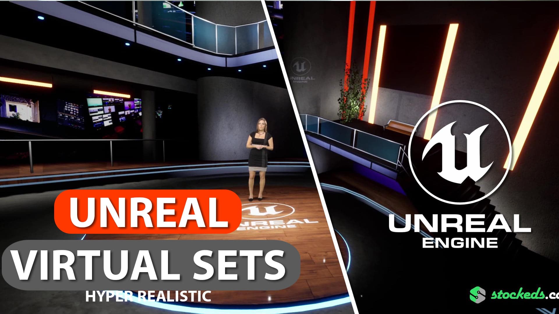 TALK SHOW 2 | VIRTUAL PRODUCTION SET | UNREAL ENGINE  | AXIMMETRY | ZERO DENSITY